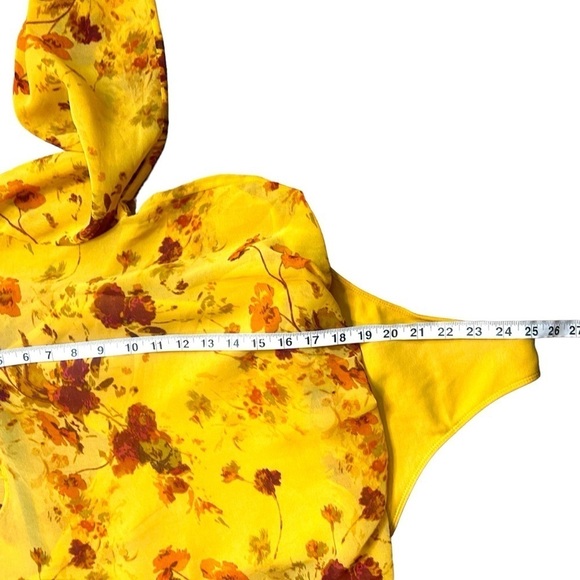 Aritzia Wilfred Cairo Gold/Raspberry Talmont Bodysuit - Picture 12 of 12